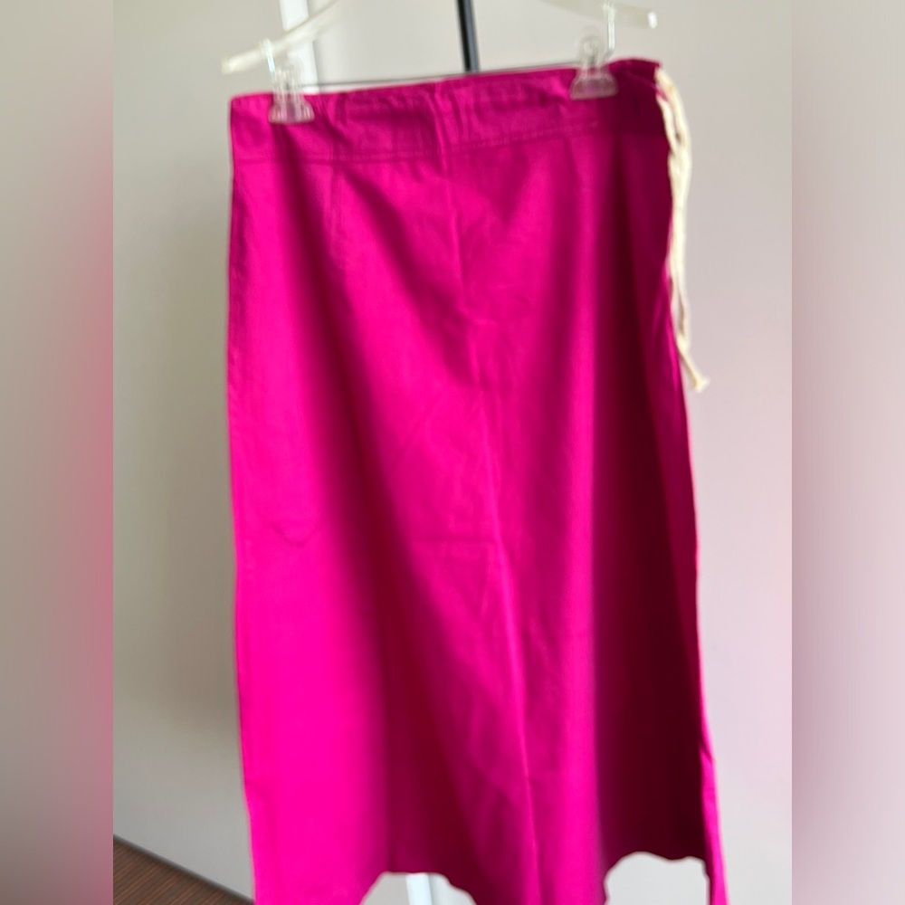 Women Saree Petticoat long Skirt inskirt 100% quality cotton dark magenta pink